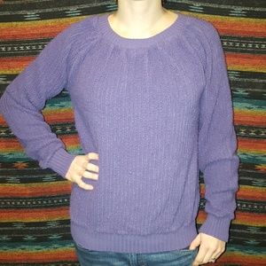 Vintage retro Sears purple women's sweater